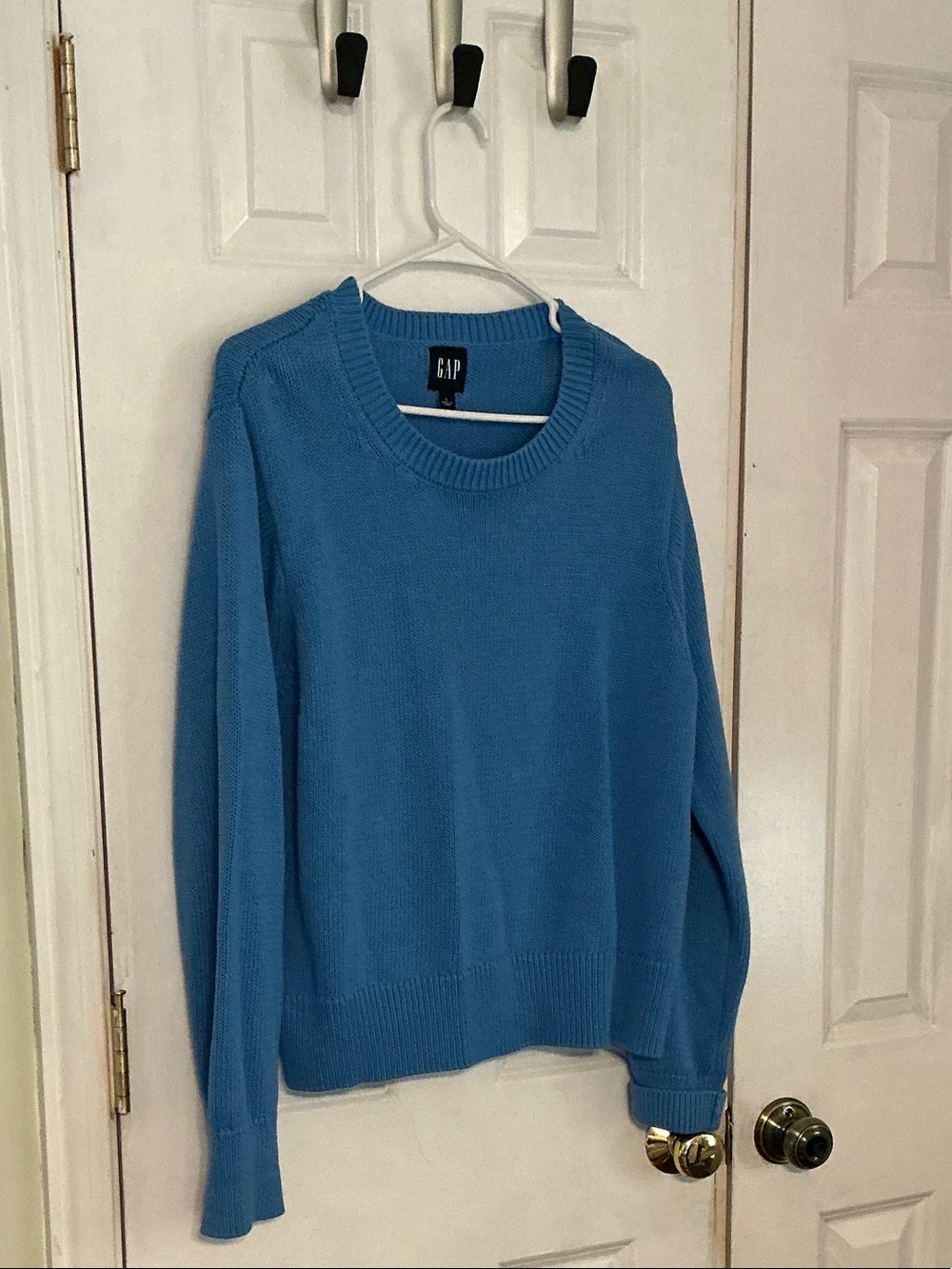 GAP Women's Bright Blue Crewneck Sweater